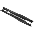 For Chevy Camaro Coupe Convertible LT LS SS RS 2016-2024 ZL1 Style Side Skirts Rocker Panels Spoiler Carbon Look Glossy black