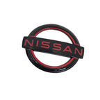 Car Front Grille Emblem Rear Trunk Badge Cover Steering Wheel Sticker for Nissan Qashaqai Sylphy X-trail Note Elgrand Leaf Teana