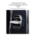 4pcs Car Door Lock Cover For BMW3 5Series X1X3X4X5 G01 G20 G32 F48 G45 G02 F15 G05 G07 G60 Anti Rust Protective Trim accessories