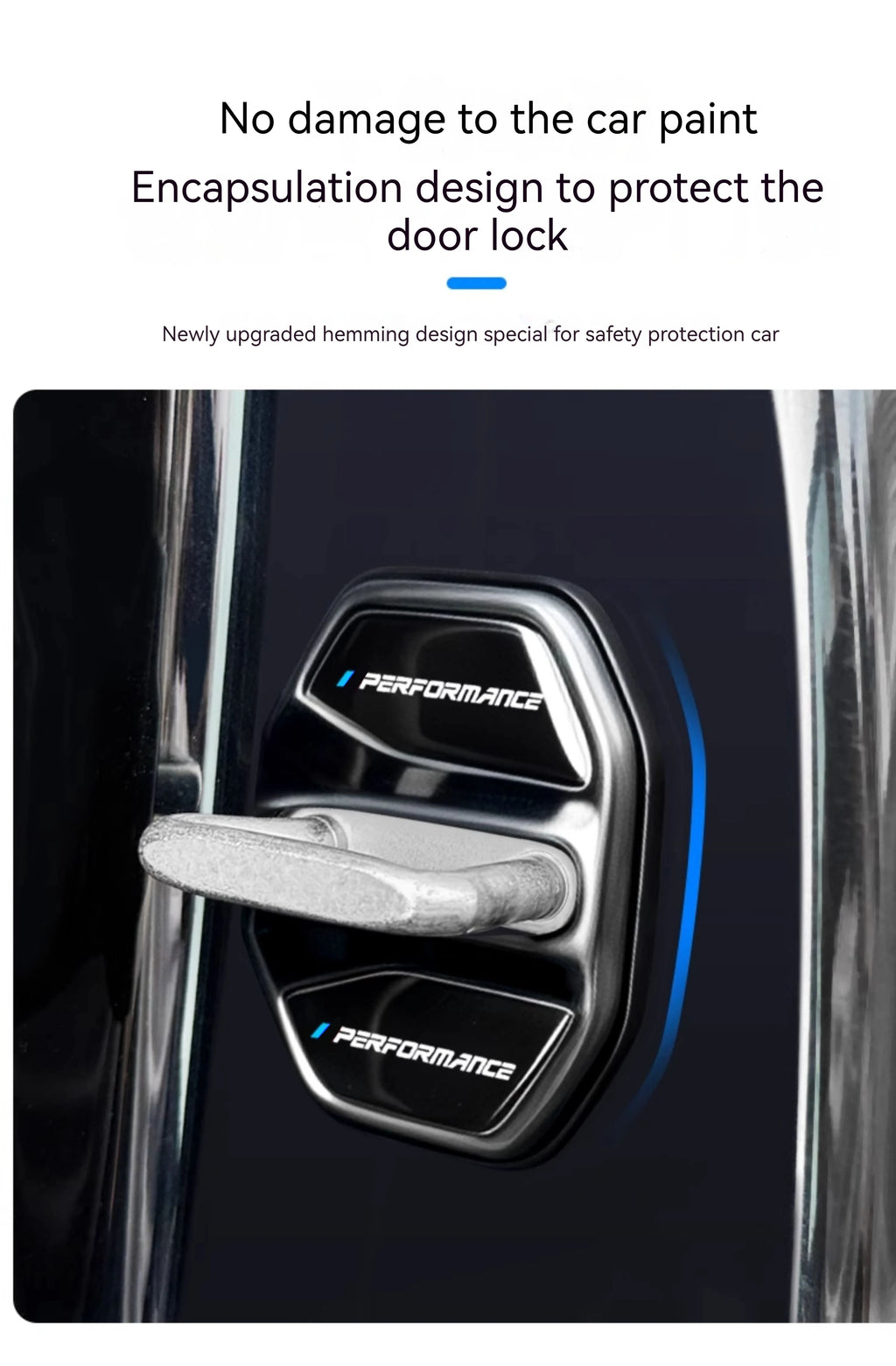 4pcs Car Door Lock Cover For BMW3 5Series X1X3X4X5 G01 G20 G32 F48 G45 G02 F15 G05 G07 G60 Anti Rust Protective Trim accessories