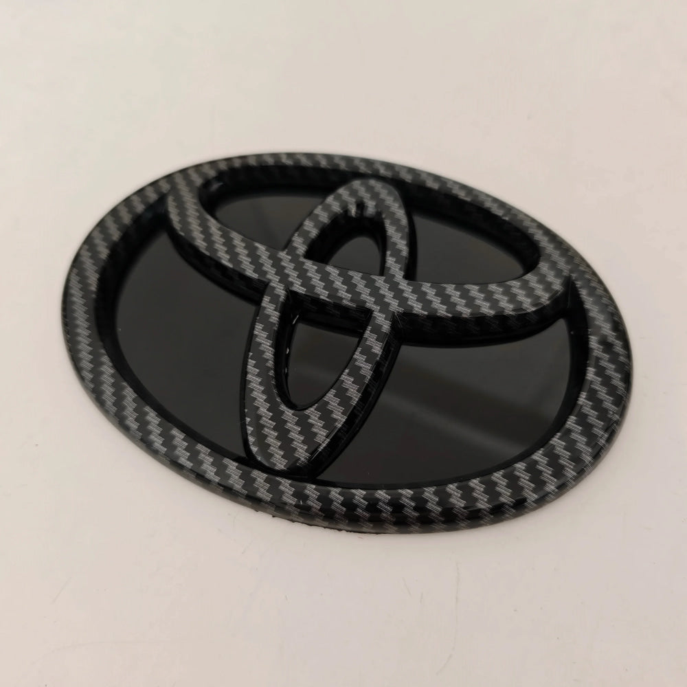 Modified Black Bottom Front Grille Badge Trunk Car Logo Suitable for Toyota RAV4 CAMRY COROLLA LANDCRUSER RAV4 VIOS SIENNA YARLS