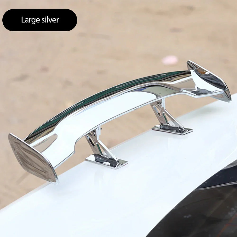 For GT Style Small Rear Trunk Spoiler Wing Car Rear Spoiler Boot Mini Wing Model Decoration Auto Accessories Universal Wing