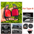 Aluminum Steering Wheel Paddle Shifter Extension for Audi A3 S3 8V A4 S4 A5 S5 B8.5 A6 S6 A7 S7 C7 Q5 Q7 2013 2014 2015 2016