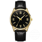 Luxury Minimalist Watch for Men Leather Ultra Thin Band Leather Man Business Wristwatches Casual Quartz Watches Reloj Hombre