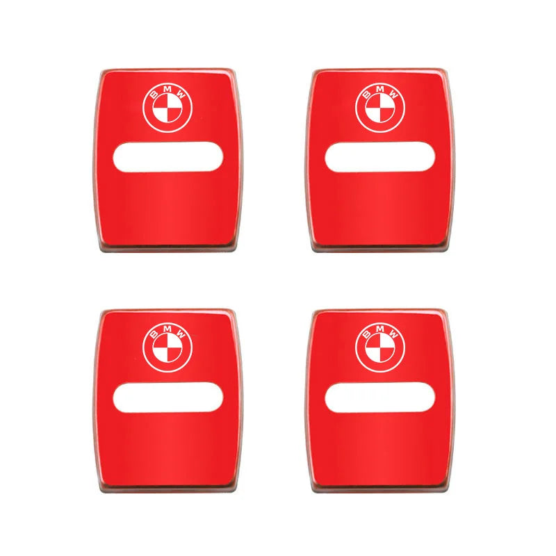 4Pcs Stainless Steel Door Lock Protector Cap Cover For BMW X1 X2 X3 X4 X5 X6 X7 F07 F10 F20 F30 F34 F40 G11 G12 G20 G30 G32