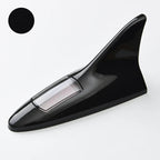 Universal LED Car Roof Top Mount Shark Fin Aerial Antenna Auto Radio AM FM Antenna Decoration Signal Amplifier for Car SUV