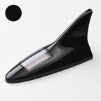 Universal LED Car Roof Top Mount Shark Fin Aerial Antenna Auto Radio AM FM Antenna Decoration Signal Amplifier for Car SUV