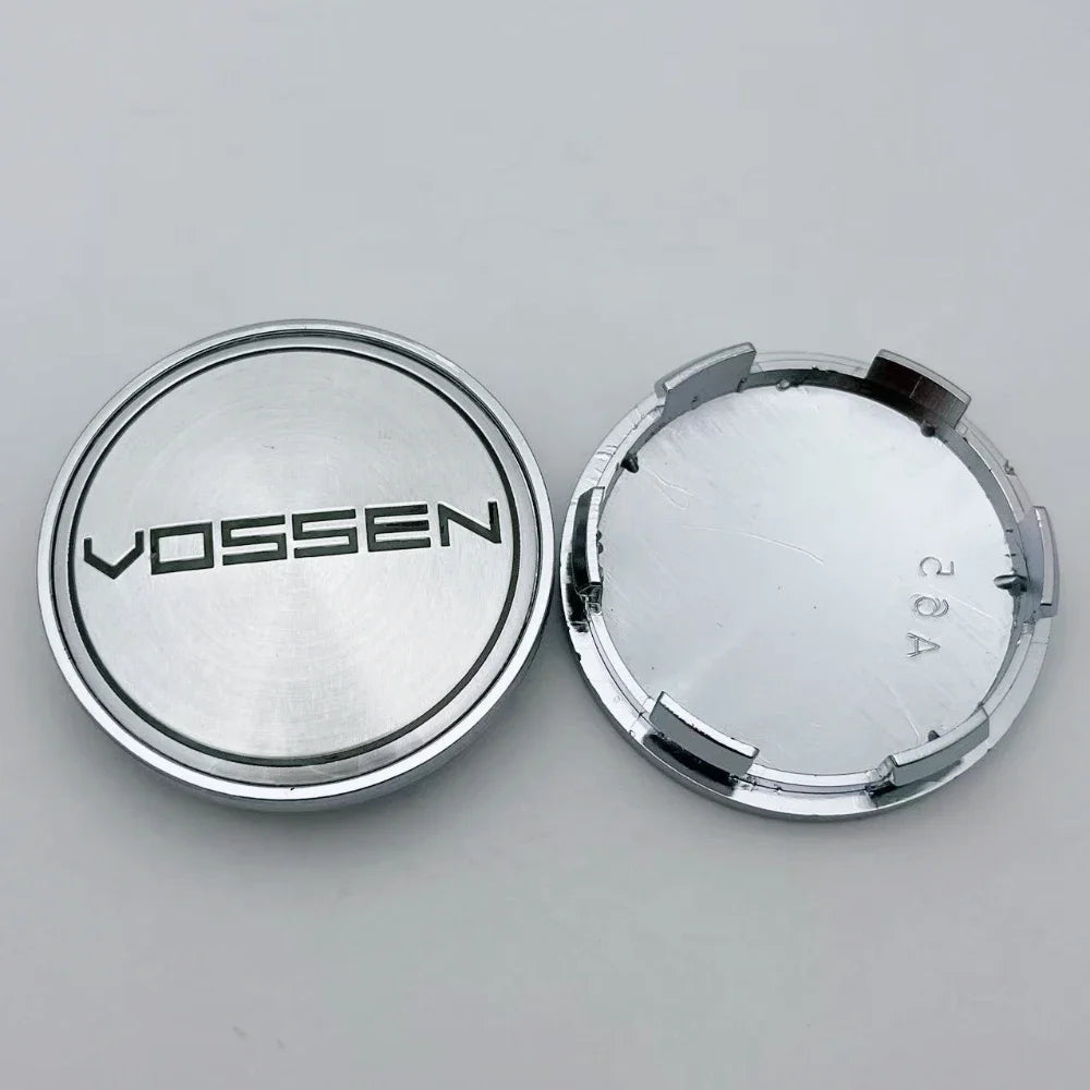 4pcs 65MM 59MM Vossen Logo Emblem Badge Car Wheel Center Caps Wheel Hubcap Hub Center Dust Cover Replace Car Styling Accessories