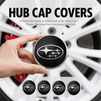 Car wheel hub emblem - Auto parts for vehicles For Subaru Forester impreza Outback Legacy Tribecacar WRC XV Car Accessories