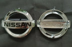 3D ABS New Emblem Car Front Rear Logo for Nissan Tiida Sentra Teana X Trail T30 T32 Almera Kicks Micra Qashqai J10 J11 Leaf Juke