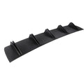 Universal Car Rear Bumper Lip ABS Double Wing Rear Shark Chassis Fin Style Curved Bumper Lip Diffuser Anti-collision 2 in 1