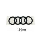 for Audi A5 2010-2019 2020-2024 2.0T S Line Quarrto Sticker 4Ring ABS 192mm 273mm 249mm Car Front Emblem Rear Trunk Decoration