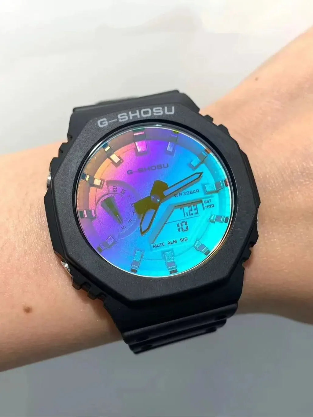 200  Detachable Strap Full-Featured Sports Digital Electronic Watch LED Dual Display