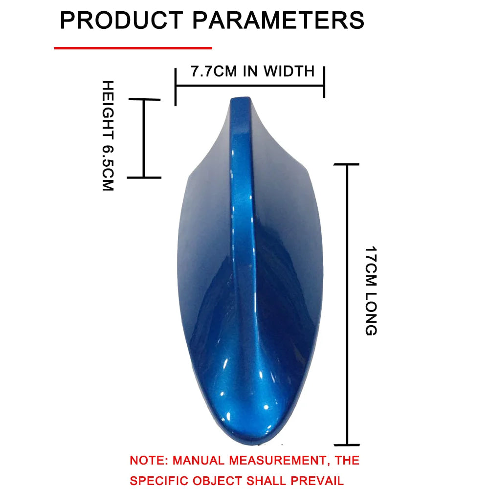 Car Shark Fin Antenna Cover Base Replacement Radio Signal Aerials Roof Exterior Accessories Decoration