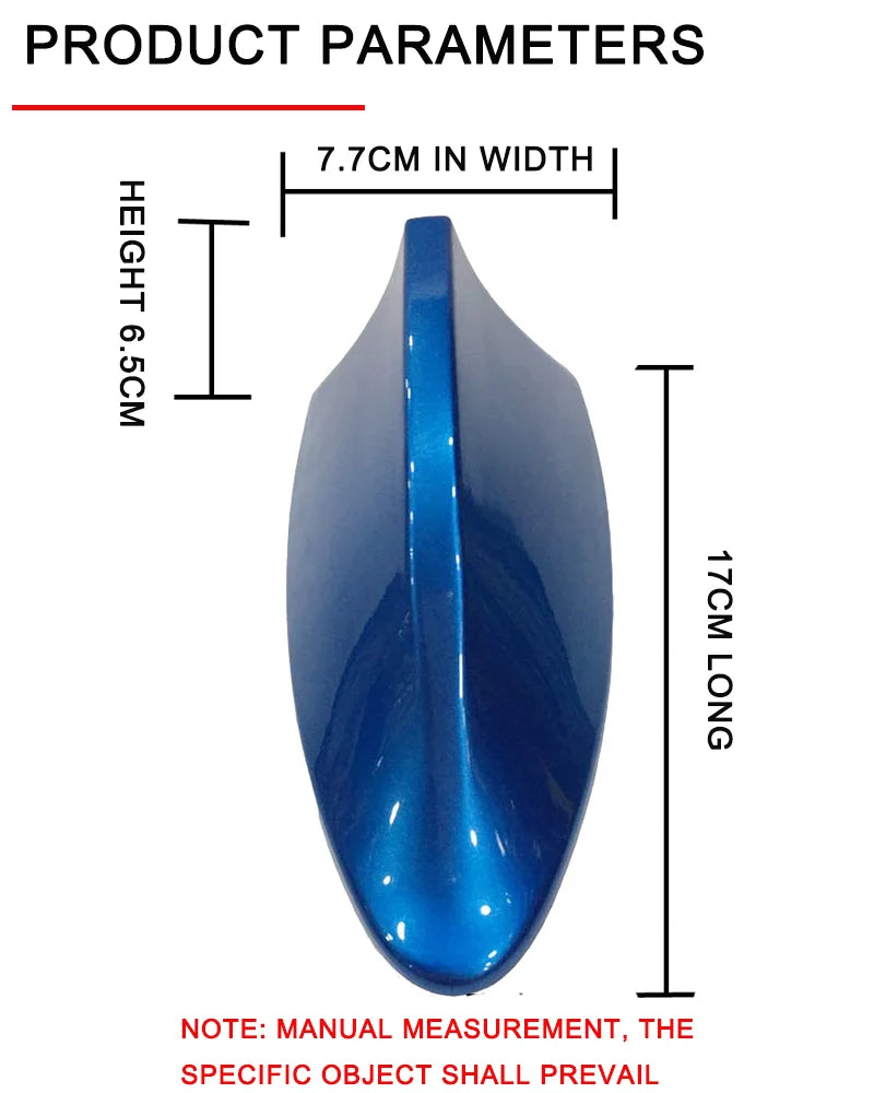 Car Shark Fin Antenna Cover Base Replacement Radio Signal Aerials Roof Exterior Accessories Decoration