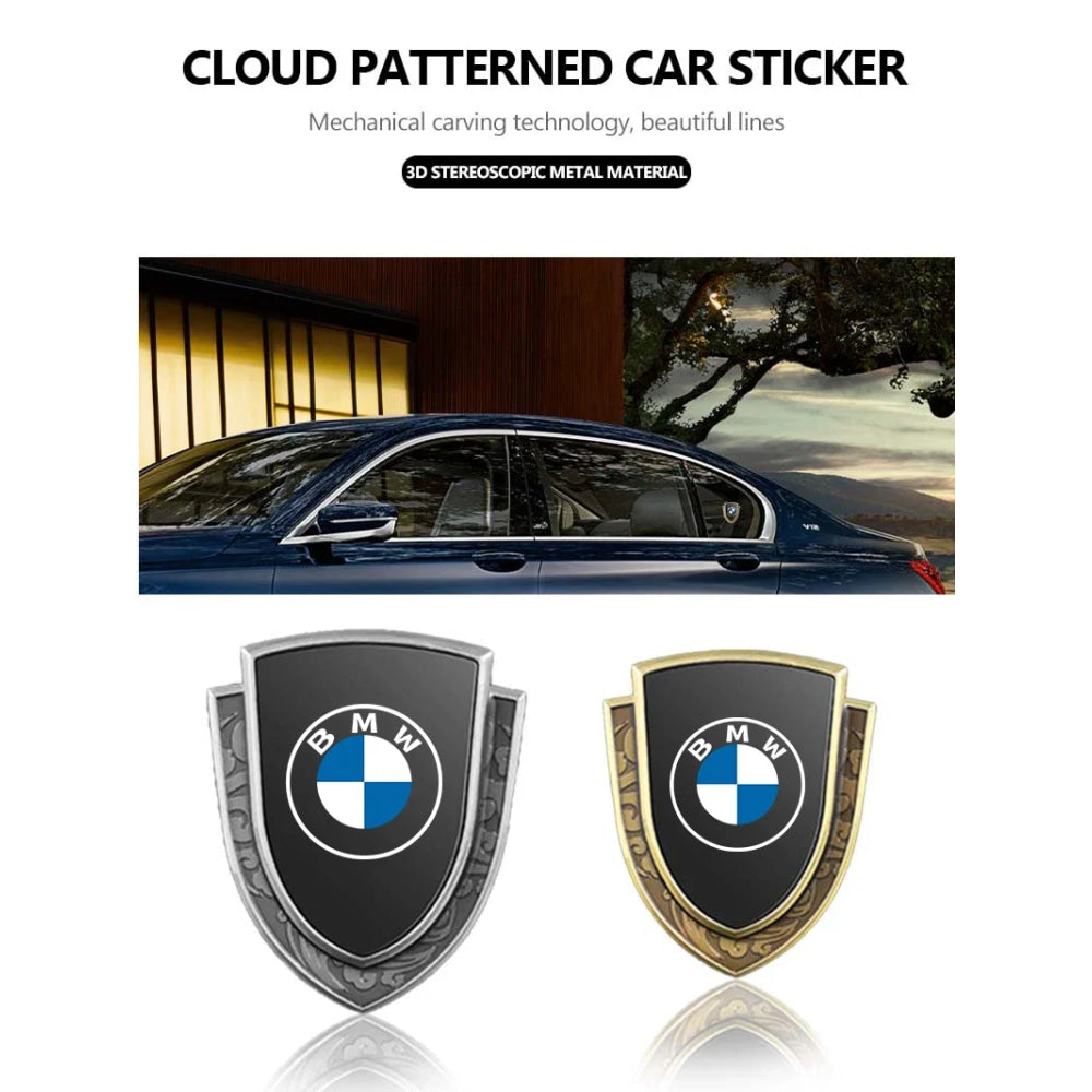 3D Auto Stickers Metal Logo Emblem Sticker Decal Car Styling For BMW M Performance Alpina M3 M5 M6 X1 X3 X4 X5 G20