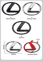 ABS Steering Wheel Center Emblem Sticker for Lexus RX NX ES IS GX LX UX CT GS F Sport RX300 RX350 GX460 etc Logo Badge Decal