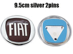 1pcs 6cm 9.5cm 12cm 3D ABS Car Front Logo Steer Wheel Rear Bumper Tail Door Trunk Emblem Sticker Styling Accessories