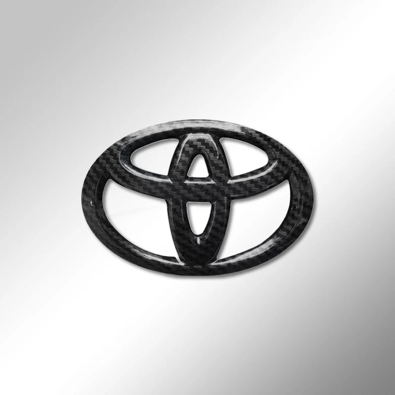 3D ABS Toyota Logo Car Emblem Steering Wheel Sticker For Toyota Hilux Prius Avensis Auris Verso Corolla Camry Auto Accessories