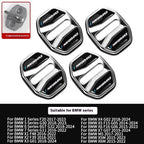 4pcs Car Door Lock Cover For BMW3 5Series X1X3X4X5 G01 G20 G32 F48 G45 G02 F15 G05 G07 G60 Anti Rust Protective Trim accessories