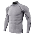 Camiseta deportiva de culturismo para hombre, camiseta para correr de secado rápido, Top de compresión de manga larga, camiseta de gimnasio para hombre, camiseta ajustada para Fitness Rashgard