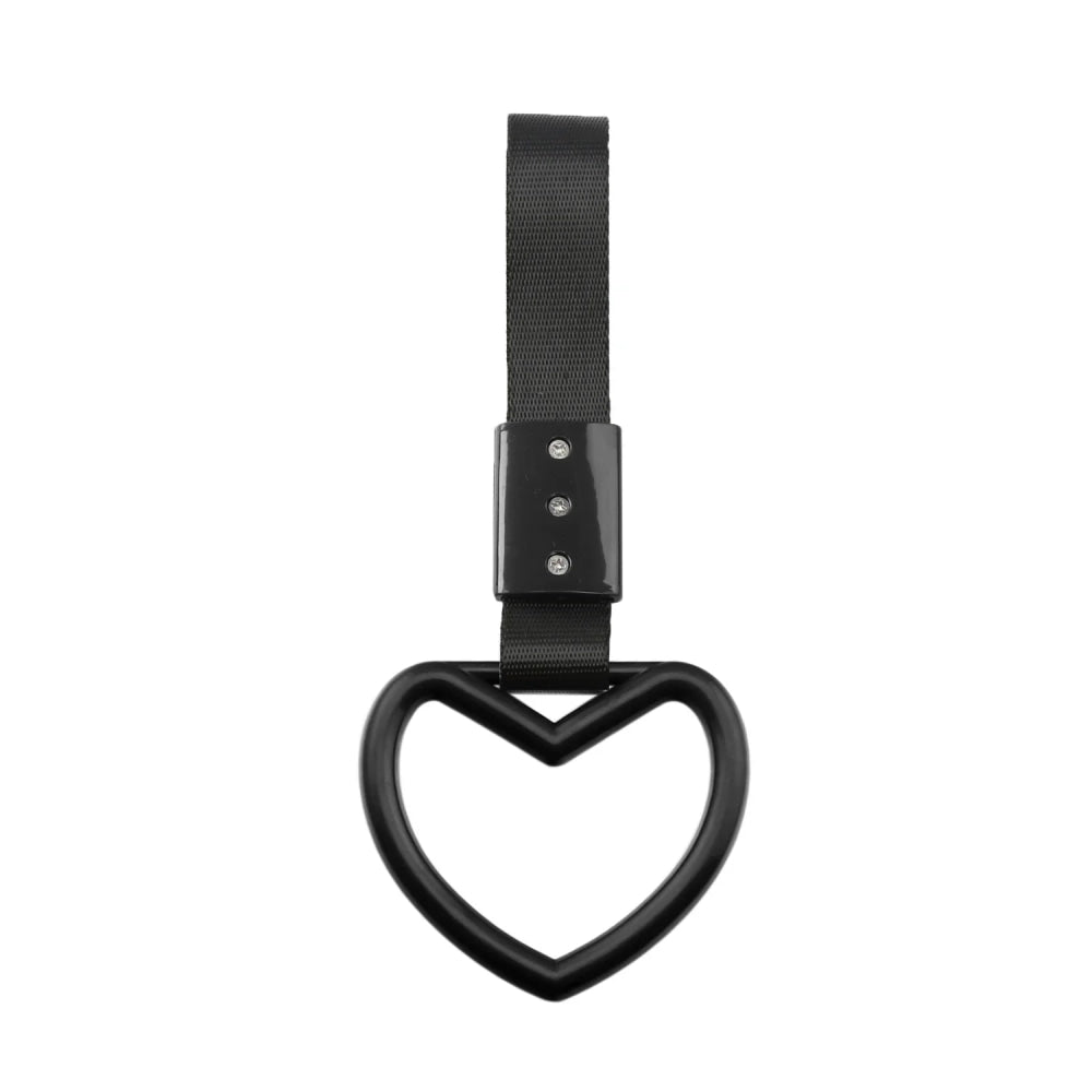 JDM Train Bus Handle Hand Strap Ring Heart Styling Drift Charm Strap Drift Auto Warning Ring Car Strap Car Rear Bumper Supplies