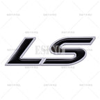 Car Styling 3D LS Car Metal Alloy Rear Trunk Fender Adhesive Badge Body Tailgate Displaceme Emblem For Cadillac CTS Escalade