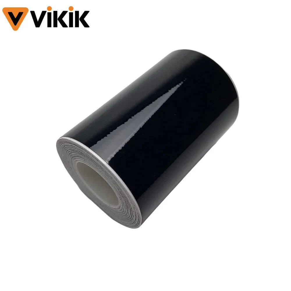 3/5/7/10CM Black Glossy Vinyl Stripes Car Tape Waterproof Window Trim Film for Hood Roof Pillar