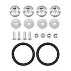 Multiple colors Universal Front Rear Bumper Trunk Quick Release Fastener Kit with Release Tabs and O-Ring For Racing Drifting