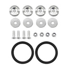 Multiple colors Universal Front Rear Bumper Trunk Quick Release Fastener Kit with Release Tabs and O-Ring For Racing Drifting