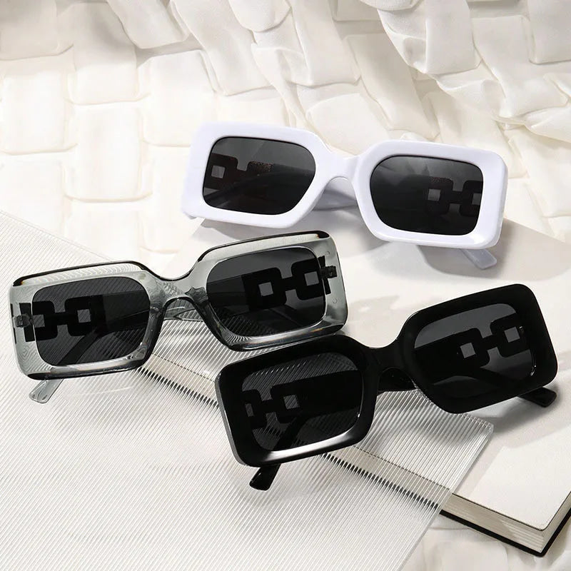 New Small Rectangle Sunglasses Men Women Square Sun Glasses Travel Shades Vintage Eyewear UV400 Cat Eye Oval Shape Gafas De Sol