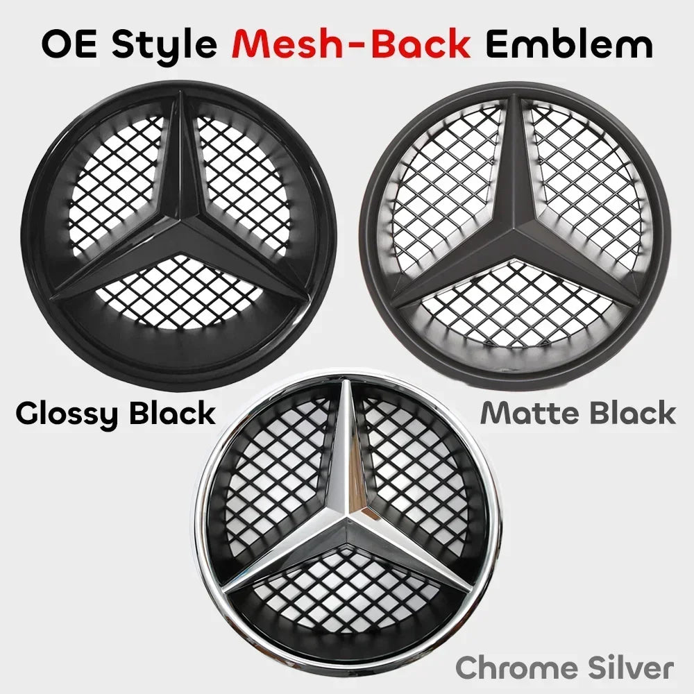 1pcsFor Mercedes Benz W204 B C GLK Class B180 B200 B250 C180 C200 C230 C250 C280 C300 C350Front Grille Mirror Star Badge Emblem