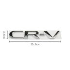 15.4cm Metal 3D Car Stickers Side Fender Badge Styling for Honda CRV Logo 2023 2024 Rear Trunk Emblem Decal Exterior Accessories