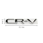 15.4cm Metal 3D Car Stickers Side Fender Badge Styling for Honda CRV Logo 2023 2024 Rear Trunk Emblem Decal Exterior Accessories