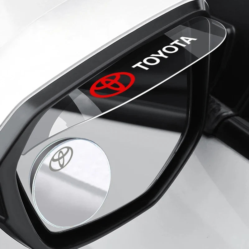 Car exterior annual inspection stickers Car Rearview Rain Eyebrow Blind Spot Mirror Small Round Mirror For Toyota