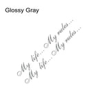 Various Sizes My Life...My Rules...Vinyl Decal Car Sticker Waterproof Auto Decoration Trunk  Rear Window Windshield Body Sticker