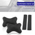 Fashion Couples For Toyota scion XA XB XD IQ TC Car Headrest Neck Pillows Seat Belt Protector Shoulder Pad Auto Accessories