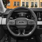 Car Styling Steering Wheel Center Cover Sticker Badge Decor Auto Accessories For Ford Focus Mk4 Kuga Fiesta Mk7 Explorer Mustang