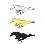 For Ford Mustang Car Sticker Car Front Grille Badge Emblem Rear Trunk Sticker  For Ford Mustang Focus Fiesta Kuga Edge Shelby GT