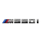 5.5cm for M logo new gray ABS sticker trunk badge for BMW M330i M340i M430i M440i M530i M540i M550i decoration accessories.