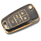 Jingyuqin 2/3/4/5 BTN suave TPU funda para llave de coche para Buick/Opel para Chevrolet Cruze Epica Lova Camaro Impala Aveo Malibu Sail Orlando