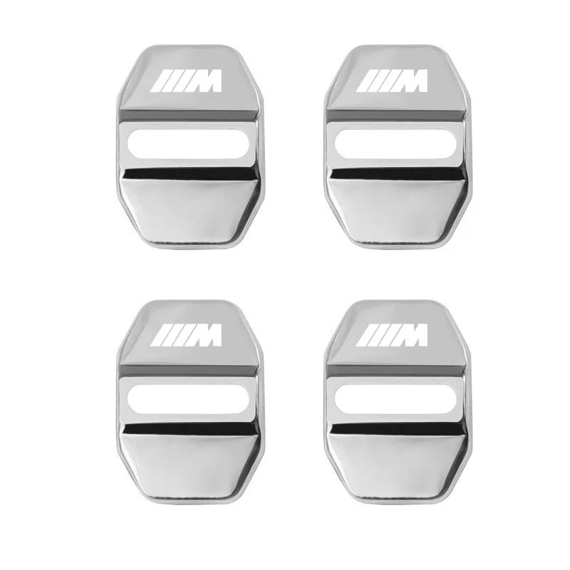 4Pcs Stainless Steel Door Lock Protector Cap Cover For BMW X1 X2 X3 X4 X5 X6 X7 F07 F10 F20 F30 F34 F40 G11 G12 G20 G30 G32