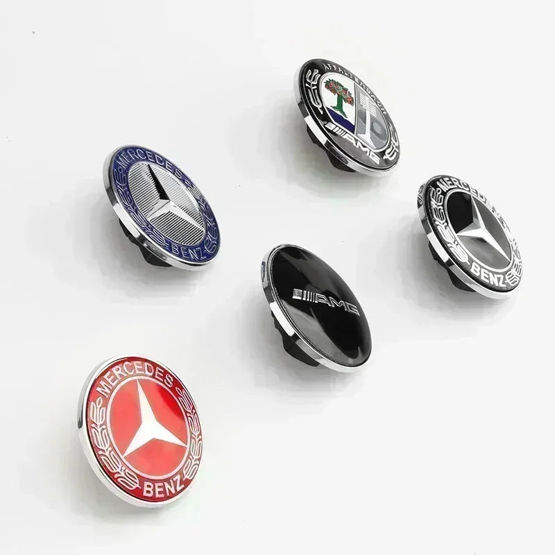 1pc Car Front Hood Emblem Auto Goods For Mercedes Benz W212 W213 W205 W177 V177 W247 W176 CES CLS CLA CLK CLG GLS X253 W166