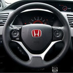 Car Steering Wheel Emblem Badge Sticker for HONDA Jazz Fit Accord Civic CRV Odyssey City Jade Insight Elysion CRZ Accessories