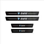 1/4/5Pcs Carbon Fiber Door Sill Anti Scuff Plate Sticker For BMW M2 M3 M4 M5 G06 G07 G14 G15 G16 G42 G80 F20 F21 F82 F83