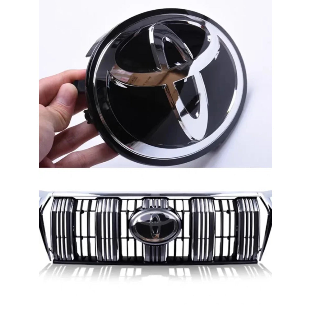 3D Car Logo Emblem Perfect Fit on Front Grill and Hood for Toyota Corolla Camry RAV4 LANDCRUSER Highlander PRIUS CHR Yaris Wish,