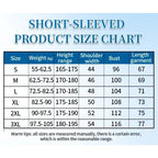 The latest 100% classic printed loose-fitting short-sleeved shirt is a high-quality top suitable for both men and women.