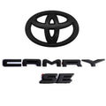 3pcs ABS Overlay logo for Toyota 2018-2024 Camry modified three-dimensional covering 3D SE XSE trunk sticker car accessories