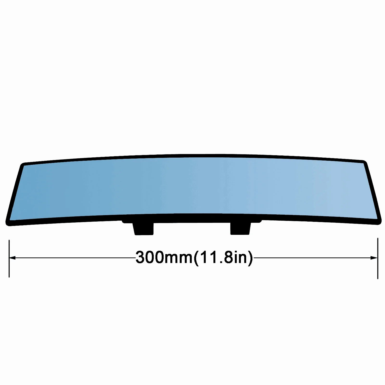Universal Anti glare Wide Angle Convex Rearview Mirror Car Interior Rear View Baby Child Seat Watch Blue Sun Visor Goggle Safety