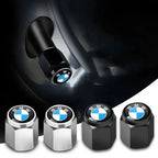4Pcs Metal Tire Valve Stem Caps Fit BMW X Series M Series Car Accessories
